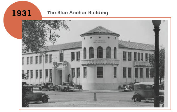 California Fruit Exchange Building during the 1970's.