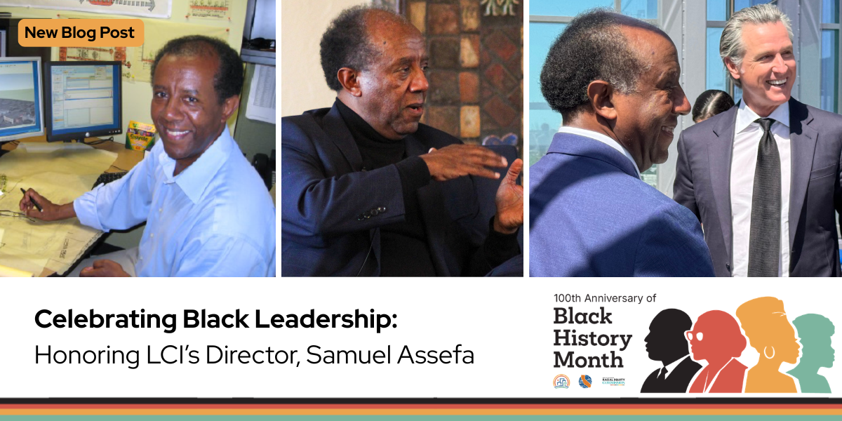 Photo Collage of Director Assefa throughout his work journey. Celebrating Black Leadership: Honoring LCI’s Director, Samuel Assefa