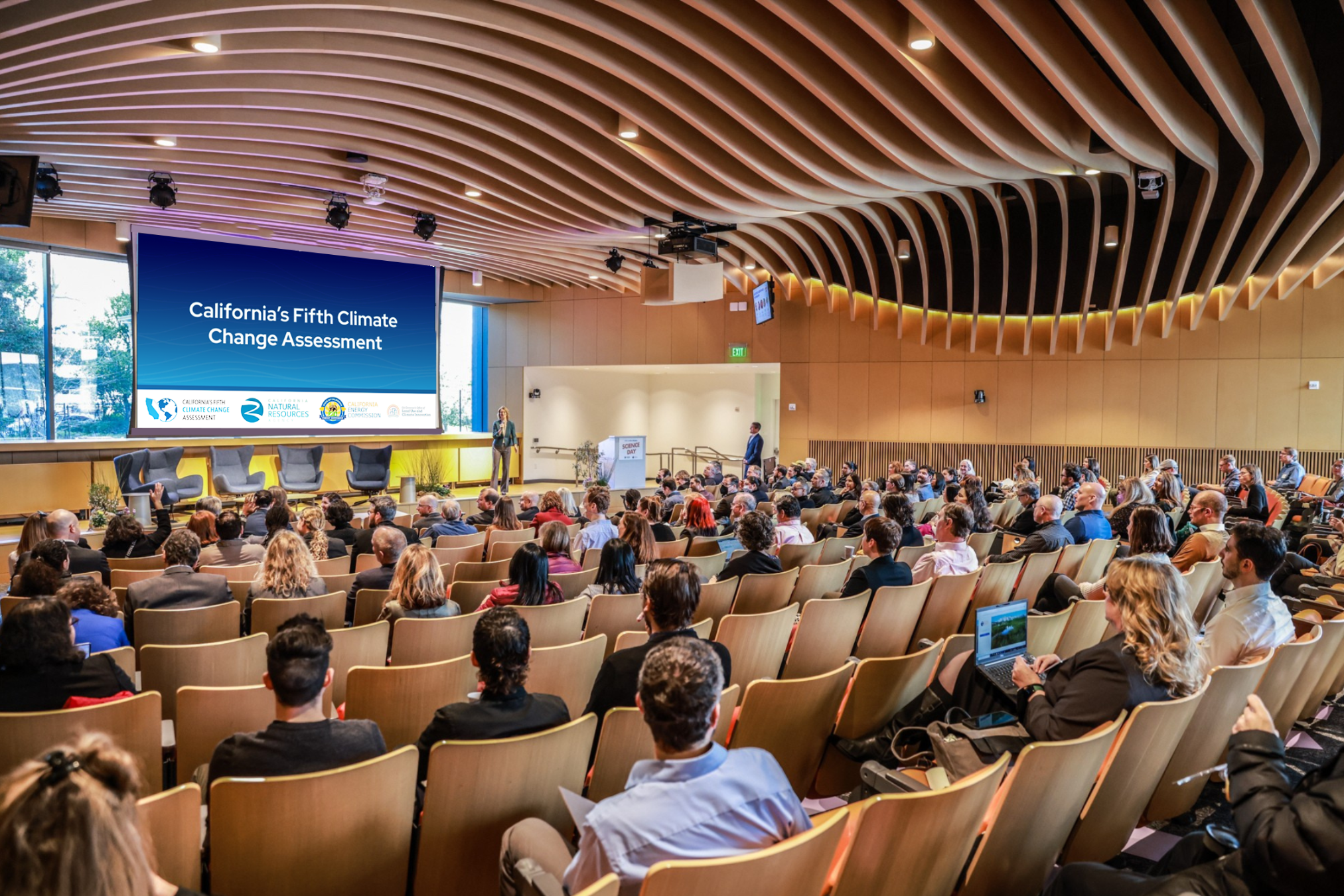 A photo of the crowd at the CNRA auditorium